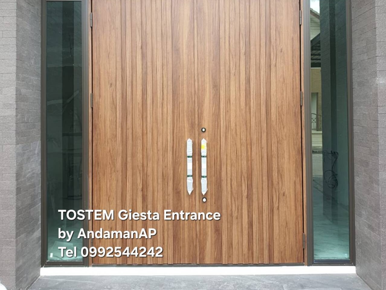 ประตูหน้าบ้านลายไม้ TOSTEM Giesta — ประตูทอสเท็มรุ่นเรือธง 14 ดีไซน์